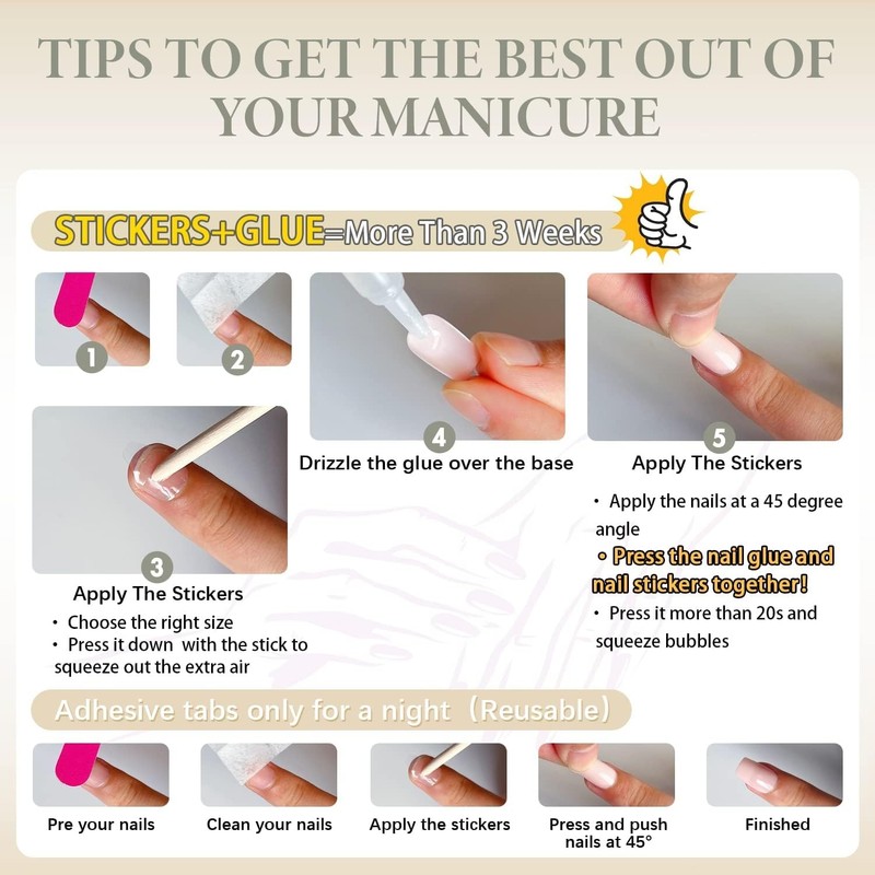 Red Press On Nails Medium Long Square, KQueenest Medium Coffin