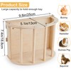 Guinea Pig Hay Feeder Wooden Rabbit Hay Feeder Big Volume