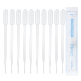 PATIKIL 2ml Pipettes Dropper, 20pcs Plastic Pipettes Disposable Pipette Transfer Pipette Calibrated Plastic Eye Dropper with Scale for Science Laboratory Resin DIY Crafts Art Makeup Oil
