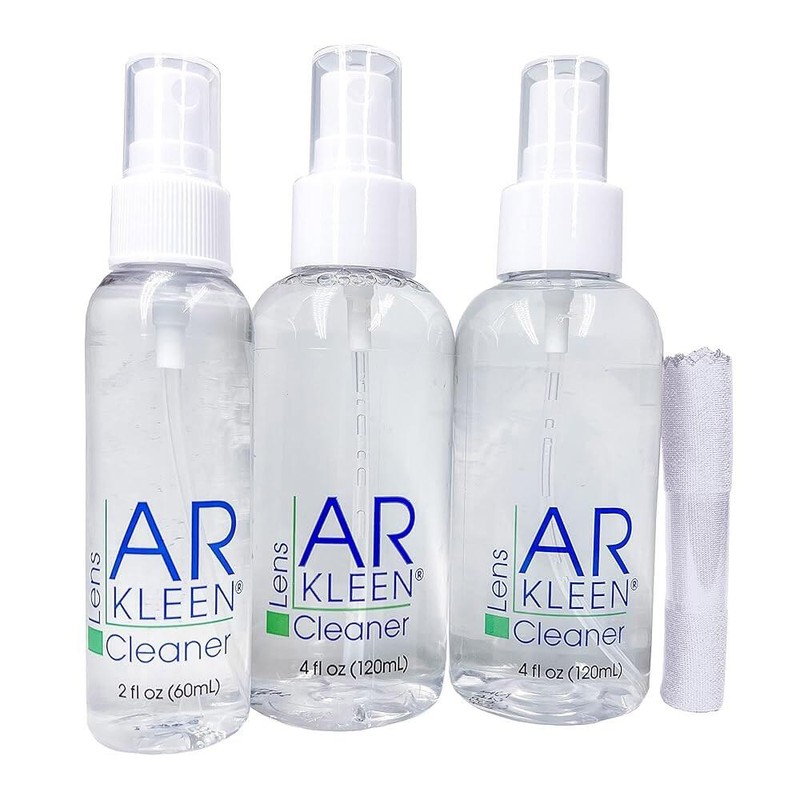 AR 클린 렌즈 청소 키트(10온스 + 천 1개) AR Clean