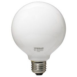 ヤザワコーポレーション ボール電球 60W形 径95mm ホワイト GW100V57W95
