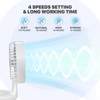mollie 8-Inch Small Rechargeable USB Desk Fan Battery Operated with