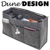 DuneDesign Felt Handbag Organiser 36x12x22cm Felt Bag Insert XL Inner
