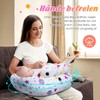 Portabuddy Inflatable Nursing Pillow XXL with Adjustable Design, Starry Sky