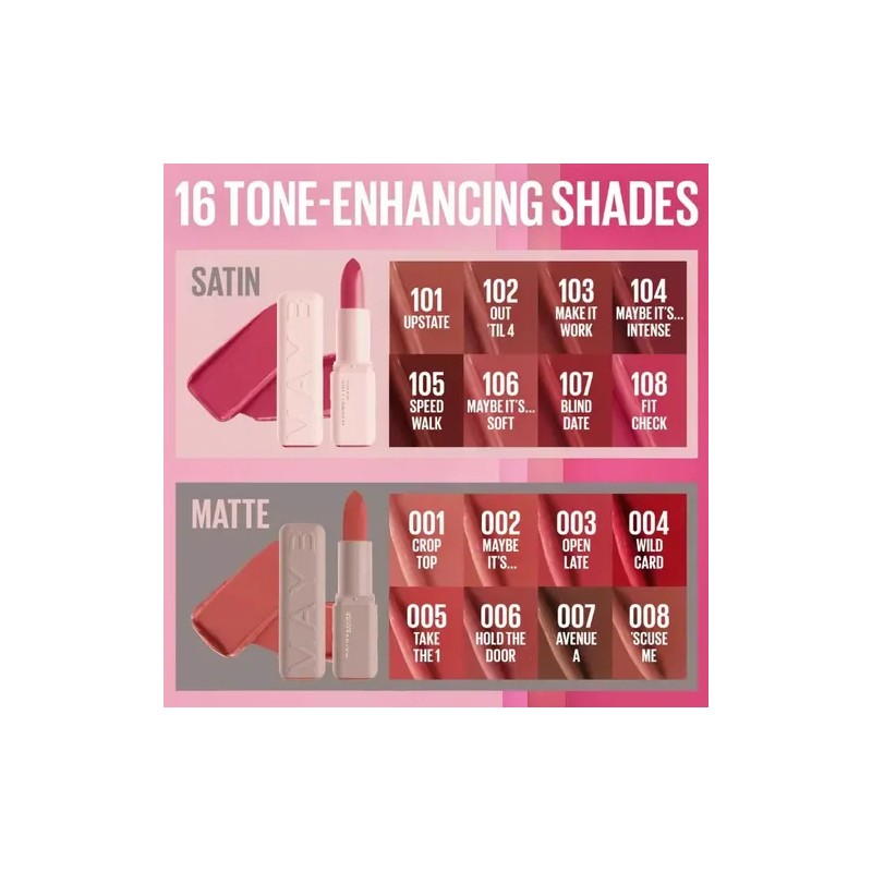 Maybelline Serum Lipstick Hyaluronic Acid + Oil Blend