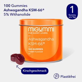 Ashwagandha Gummies – 100 Count, Vegan & Gluten-Free with KSM-66 for Anti-Stress, Relaxation & Energy- Anxiety, Natural Relaxation and Vitality 