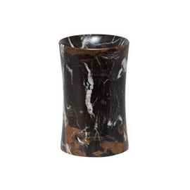 Luxurious Marble Tumbler – Hand Carved, Polished Modern Tumblers – Durable & Functional Bathroom Tumbler - Multipurpose Home Interiors Decor - One-of-a-Kind Decorative Objects