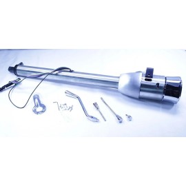 espeedpro21 28" GM Style Universal Column Shift Steering Column+9 holes Wheel Adpater Polish