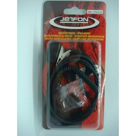 Jetfon BR-1704 E/C - Micro Headset with Hook for Walkie Talkies - Black