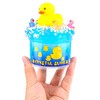 Blue Crystal Slime with Cute Yellow Ducks & Beads –