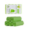 RTBQJ-AT 100% Biodegradable Bin Liners, 20L 100 Bags Biodegradable Food