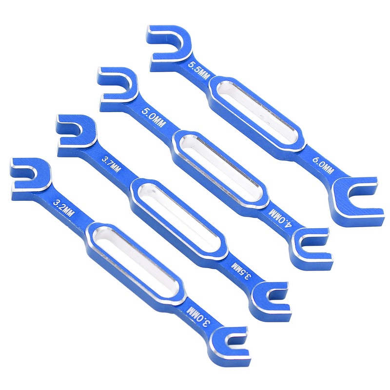 4PCS RC Car Wrenches Turnbuckle Nut Ball Joint Remover Aluminum