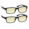 TruVision Readers Computer Reading Glasses 9601-2-Black-2.75