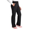 Cherokee Women's Scrub Pants, Mid-Rise Pull-On Straight Leg Bottom with