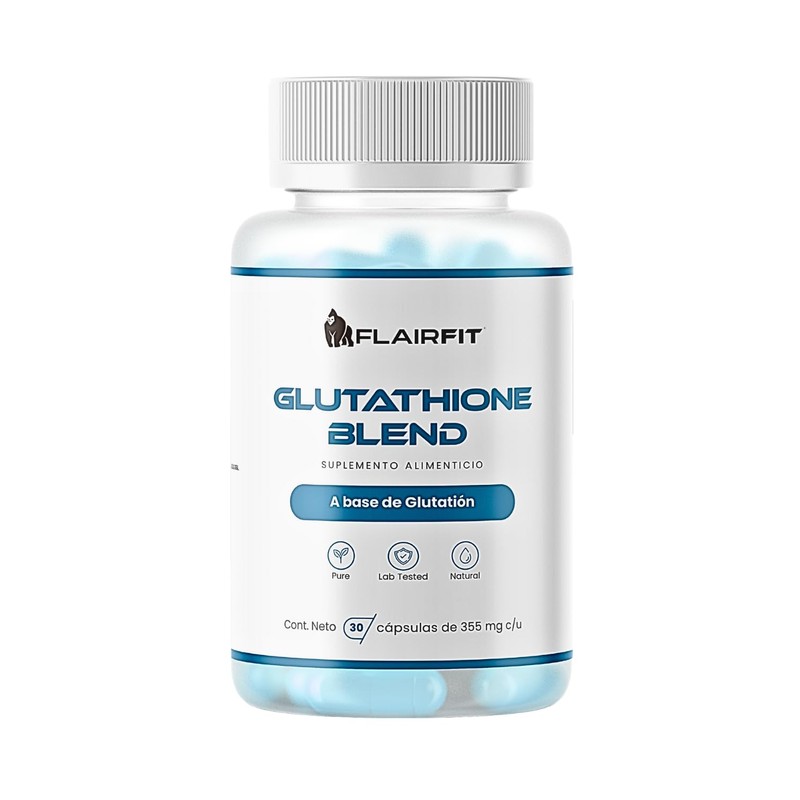 Glutatión 250 mg – 30 cápsulas | Tripéptido (Glutamato, Cisteína,