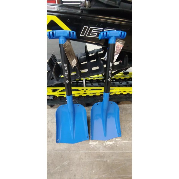 Life Line 2 Blue Aluminum Collapsible Snowmobile Shovel Polaris Yamaha