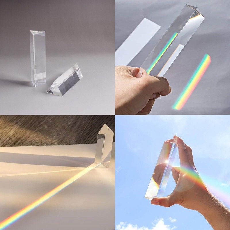 Triangle Prism, Crystal Prism Triangle, Prism Photography, Pack of 2