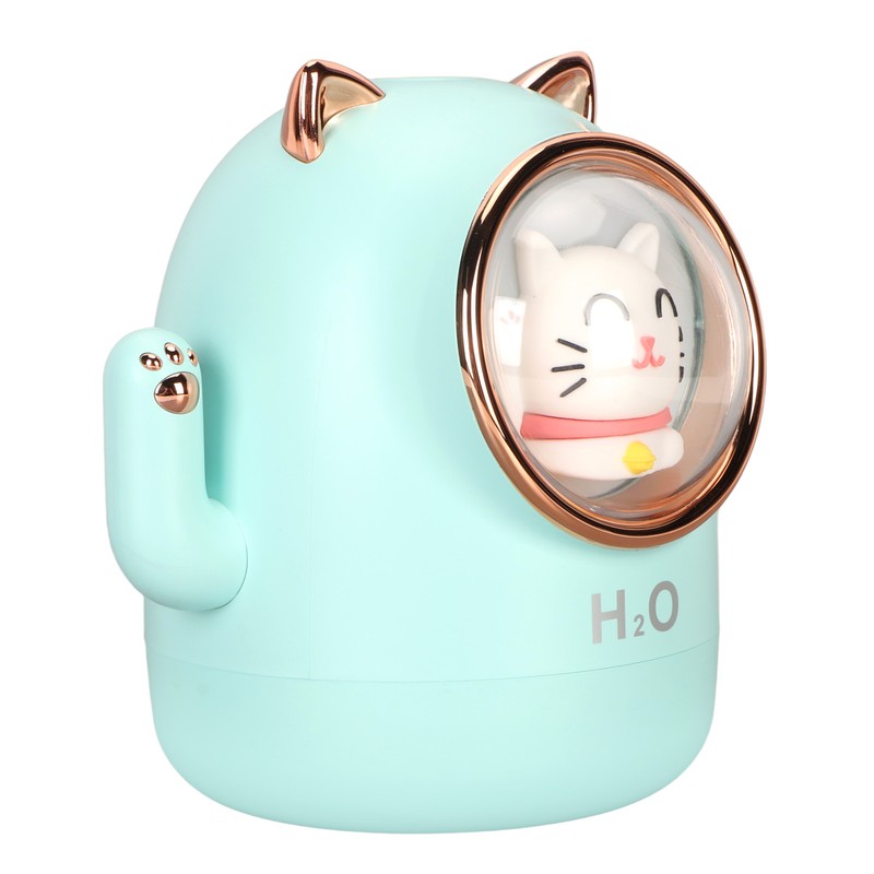 Humidifier Aroma Diffuser Cat Shape 400ml Capacity Timing Humidifier Home