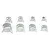 160 Pcs Hose Clamp Set, 304 Stainless Steel Worm Gear