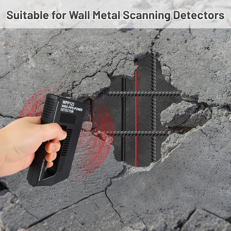 YELKOEYN Wire Pipe Detector - Wpp123 Mental Wire Detector with