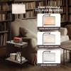 EOEYYOYB Floor Lamp with Table & Drawers, End Table Lamp