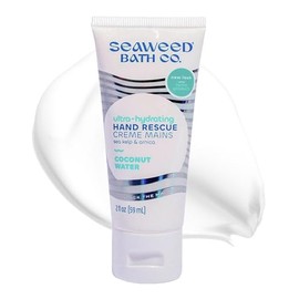 Seaweed Bath Co. Ultra-Hydrating Hand Rescue Hand Cream, Coconut Water Scent, 2 Ounce, Sustainably Harvested Seaweed, Sea Kelp, Arnica