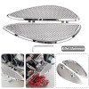 Unbranded Stretched Driver Floorboards Foot Pegs Set For Harley Road