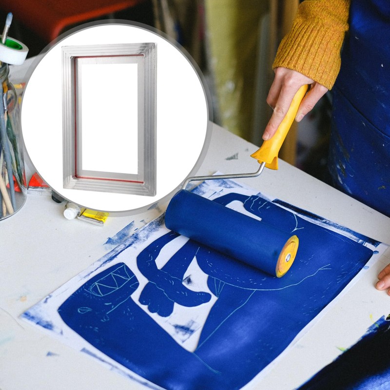SEWACC Aluminum Alloy Screen Printing Frame for Projects Portable Silk