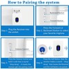 Wireless Caregiver Pager Alert System SOS Call Button for Patient