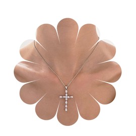 Aneneiceera Crystal Cross Necklace Choker Gothic Pave Cross Cross Pendant Necklace Gold Chain Cross Pendant Necklace Gold Tone Religious Cross Pendant Necklace Charm Jewellery for Women, Metal