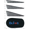 Dr.Foot - Zapata para pies, negro, 1.4" Height