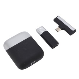 Wireless On Microphone Automatic Noise Reduction Lavalier Mic for Recording Interview Live Streaming