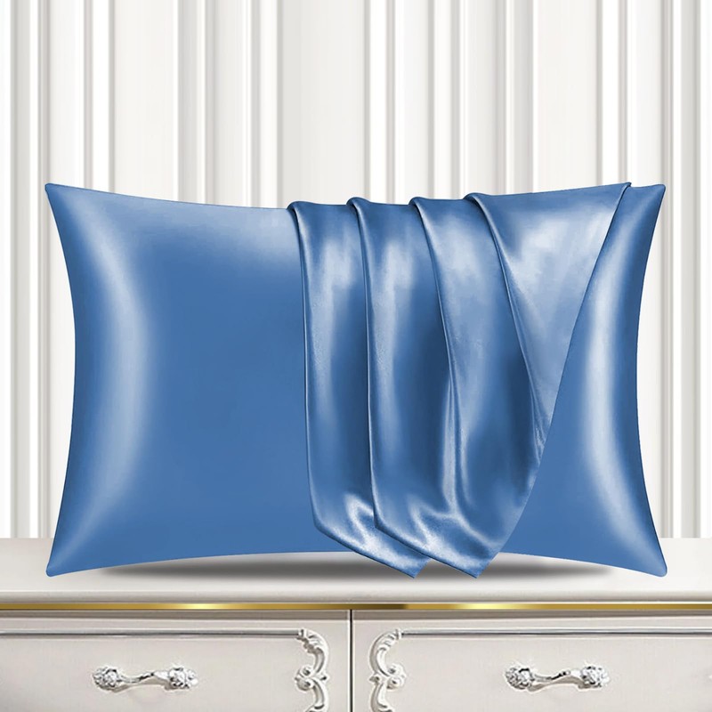 Pamposh Satin Silk Pillowcases For Hair And Skin 2 Pack