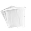 200 pcs 3" x 4" Clear 2 MIL Thick Self