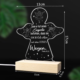 Rebundex Christening Gifts for Girls Christening Gifts Boys Night Light Baby Gift Boy Girl Gifts Christening Communion Gift Confirmation Gift Birth
