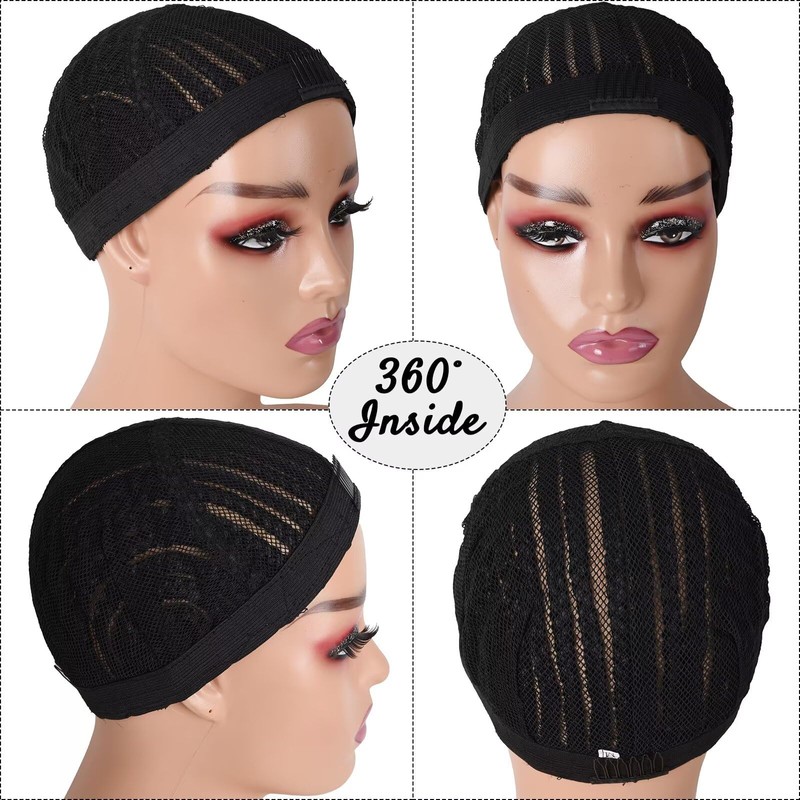 Royota Braided Wig Cap For Crochet Hair Braids Breathable Cornrow