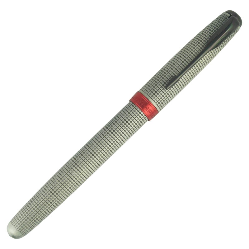 Jinhao HongYun 75 Fountain Pen, Chiseled Silver, Fine Nib With