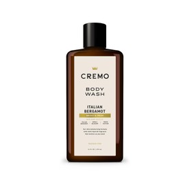 Cremo Body Wash Men, Notes of Italian Bergamot, Neroli Blossom, and Fresh Vetiver, Rich-Lathering Italian Bergamot, 16 Fl Oz
