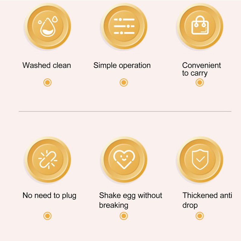 Egg Scrambler Shaker Manual Home Egg Spinner Egg Yolk White