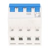 4P Miniature Circuit Breaker DIN Rail Mount Low Voltage Overload