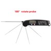 LCD Digital Food Meat Thermometer with Foldable Probe Kitchen Cooking