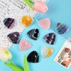 Artistone Rainbow Fluorite Crystal Thumb Worry Stones Healing Crystal Pocket