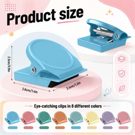 Harloon 8 Style 48 Pcs Pastel Magnetic Clips Pastel Classroom Decoration Magnetic Metal Clip Fridge Whiteboard Locker Magnet Classroom Organization Teacher Must Haves School Supplies Accessories