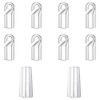 TRKETK 10 Pcs Wand Tip Hook Sleeve Clear Plastic Shepherds