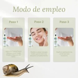 Crema De Baba De Caracol Con Ácido Hialurónico Vemare 250ml Todo Tipo De Piel Día/noche