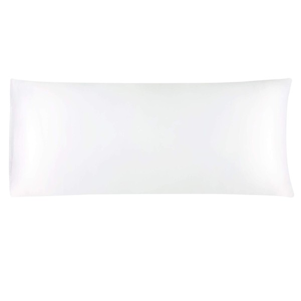 sourcing map Bolster Pillowcases 20"x48" Satin Silky Body Pillowcase for