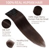 Silk-co Real Hair Clip-In Extensions, 8 Wefts, 18 Clips, 70