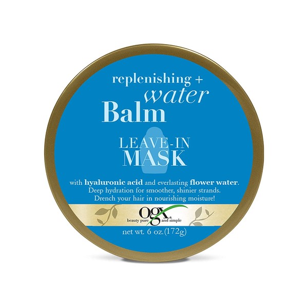 OGX Replenishing + Water Balm Leave-In Mask, 6 Ounce