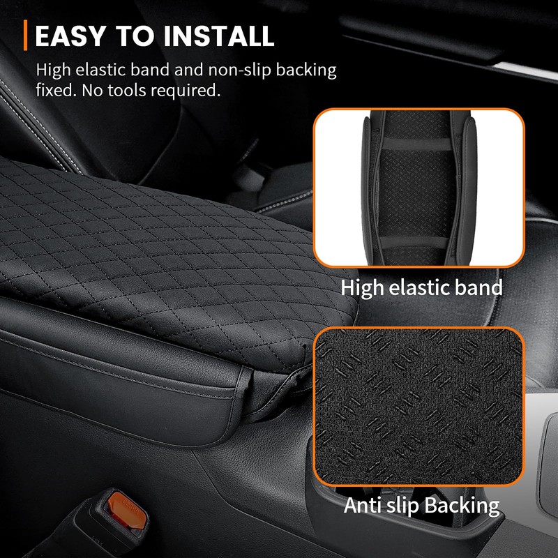 Rilsen Custom Fit for Center Console Cover Toyota RAV4 2019
