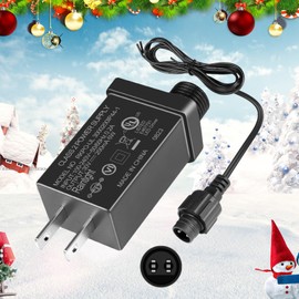 inShareplus 30V 0.2A Class 2 Power Supply, 6W Class 2 Transformer Replacement, IP44 AC 100~240v LED Power Adapter for Christmas Tree, String Light, Lawn Lamp, Inflatable Device